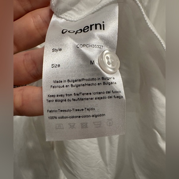 Coperni white open collar shirt - Picture 8 of 10